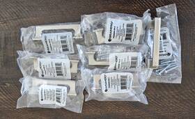 Brainerd 885785420799 Hardware Cabinet Pull Satin Nickel 3 Inch Square Feet Kitchen Bath New