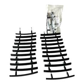 P24425w-fb-cp Brainerd 885785639115 Lot Of 24 3 Inch Caroline Arch Pulls Flat Black Free Ship