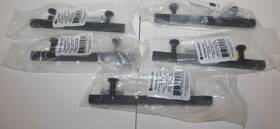P37256w-fb-c Brainerd 885785857038 Lot Of 6 Black Square Bar Drawer Door Pull