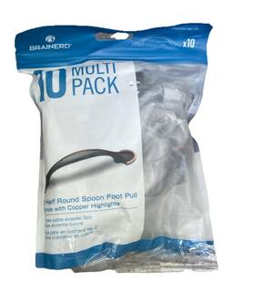P39955w-vbc-sp Brainerd Half Round Spoon Foot Pull 3-in Center To Bronze With Copper 95