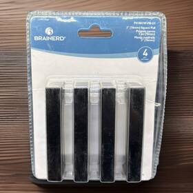 P41861w-fb-ui Brainerd 4 Pack 3 Inch Square Pull Cabinet Door Or Drawer Handles Matte Black Ff