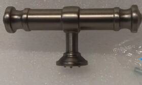 P43935w-904-c Brainerd Lot/8 3 Inch Heirloom Silver Button Knobble Cabinet Pull