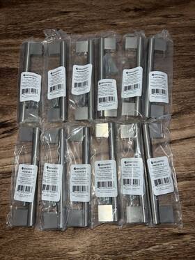 P44275w-ss-c Brainerd Lot Of 12 5-1/16 Inch Chunky Modern Drawer Pull