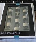 Brand1 10 Satin Brushed 4 Cabinet " Pewter Home Knobs 1 Pack Casual