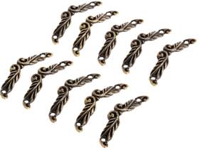 1468rk-1 Branded 10pcs Antique Brass Decorative Pull Handle For Mini Jewelry Box Drawer Cabinet C