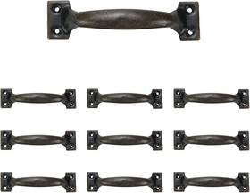 Branded01 313044081066 10 Pcs 5 Inch Rustic Gate Handle Pulls Vintage Utility Door For Home