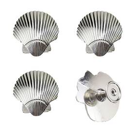 Brandname 726323929193 Rrruo Cabinet Seashell Drawer Knob Alloy For Wardrobe Dresser Cupboard Cab Inch