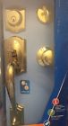 F360vcamxply505 Brass Handle Camelot Plymouth F360v Entrance Set Schlage Bright