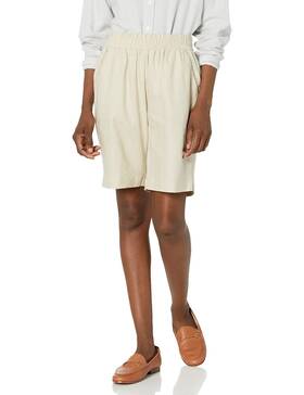 5089eg3br Briggs New York Pull On Linen Blend Short Natural Medium