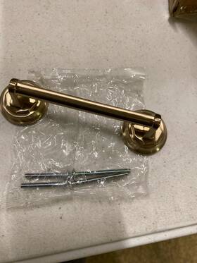 Brizo-699161 Brizo Brizo-699161---gl Rook 4 Inch Cabinet Pull Model 699161-gl Finish Luxe Gold