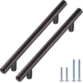 Bronzehomm 155848775150 30 Pack Bronze Solid Cabinet Handles Drawer Pulls 7.38-inch/187mm Length 5- Inch