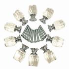 Bs2 Yahead Crystal Glass Door Knobs Rose Shaped Cabinet 701203613928