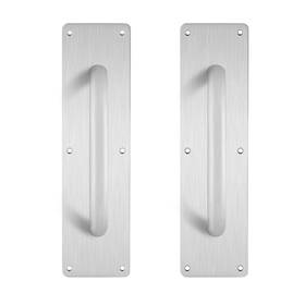 Btmb 756171218101 2 Pcs Stainless Steel Pull Push Door Handle Plate For Wooden Composite D