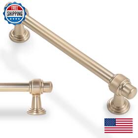 B0d3mbpfgy Bukobyhe 10 Pack 6-1/4 Inch Champagne Bronze Cabinet Pulls Handles Dresser Drawer