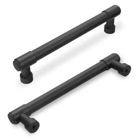 B0dltyc9gd Bukobyhe 10pk 6-1/4 Inch Matte Black Cabinet Pulls Alloy Drawer Handles Hardware