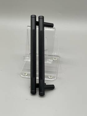 X003ws7ipn Bukobyhe 6 Inch Black Knurled Bar Pulls 10 Pack Cabinet Handles