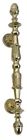 C05-p4100-613 Brass Accents Inc Deco Door Pull Oil Rubbed Bronze