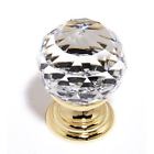 C210-clr-gld Alno Crystal Gold Mm Spherical Knob 785584011870