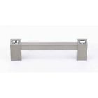 C718-4-sn Alno Contemporary Ii Satin Nickel Crystal Pull 785584014406