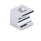 C853-1-pc Alno Crystal Square Cabinet Knob Polished Chrome 785584014864
