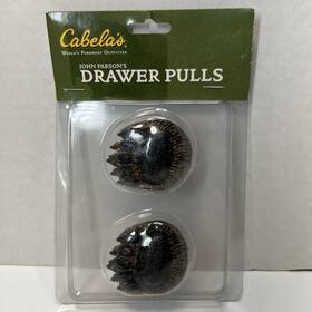 Cabelas 400328963504 Bear Paw Drawer Pulls By John Parson - 2 Pack New