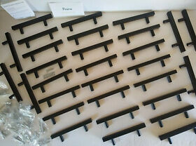 Ph-lsj22bk90 Cabinet Handle Drawer Pulls 30 Square Tube Design Matte Black