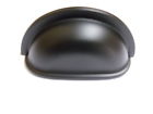 P-953.bk Cabinet Hardware -953.bk Drawer Center " Cup Bin Pulls Black 8 3