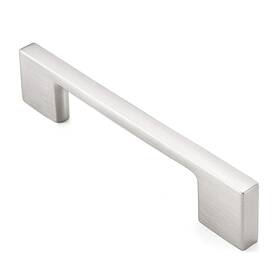 Cauldham 842364110786 10pcs 3-5/8 Inch Satin Nickel Cabinet Pulls Modern Thin Profile Drawer Handles