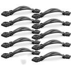 Cbuscabinethandle10pcsblack Pack Flat Black Cabinet Hardware Handle Pull Hole 657008534329