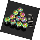 Cecominod050967 Kingso Colorful Crystal Glass Cupboard Wardrobe Cabinet Drawer Knob Door