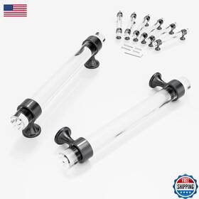 B0dgl94v1d Ceymio 6pk 128mm Gunmetal Glass Crystal Cabinet Handles And Pulls Kitchen Bath
