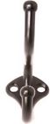 Ch-81160.bk Double Model 10 Hooks Matt 20mm Black Vertical Coat Center