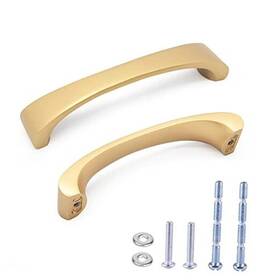 Cobella 619191021314 Aluminum Cabinet Pull Handles 96mm Hole Center Drawer Pulls 10 96 Mm Gold