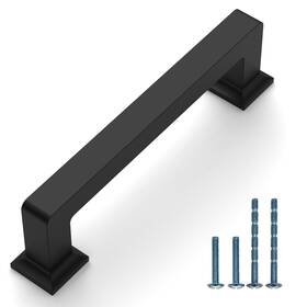 Coinkoly 3818mb96 10 Pcs 3.75 Inch 96mm Matte Black Cabinet Pulls Kitchen Handles Drawer