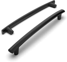 Coinkoly 695642143330 10 Pack Matte Black Kitchen Cabinet Handles 7-1/2 Inch Hole Center C