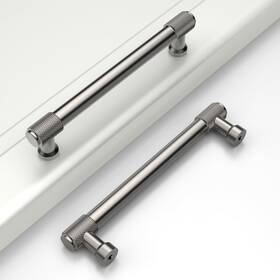 B0c286nm4q Coinkoly 10x 5 Inch Brushed Satin Nickel Knurled Cabinet Pulls Handles Drawer