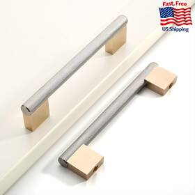 B0cfvd7cyx Coinkoly 10x 5 Inch Gold Brushed Satin Nickel Knurled Cabinet Pulls Kitchen Handle