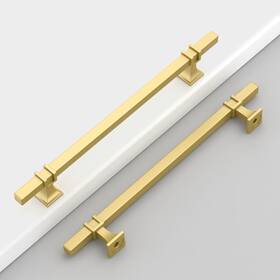 B0cn66j2xz Coinkoly 10-pack 7 Inch Brass Kitchen Cabinet Handles Drawer Pulls Bathroom Hardware