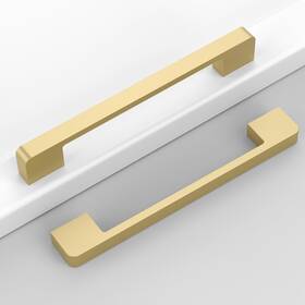 B0cz99978v Coinkoly 10 Pack 6.3 Inch Brushed Gold Cabinet Handles Drawer Pulls Kitchen Cupboard
