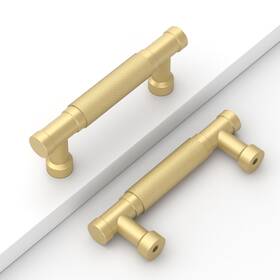 B0db3zzgsz Coinkoly 10 Pack 3ftft 76mm Gold Knurled Cabinet Handles Kitchen Brushed Pul