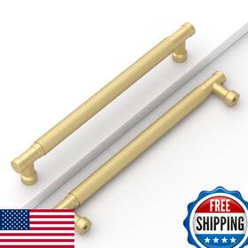 B0db4mfrsf Coinkoly 10 Pack 7.5-1/2ftft 192mm Gold Knurled Cabinet Handles Kitchen Brushed G