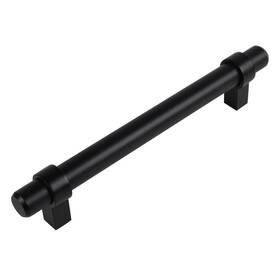 161-128fb Cosmas Flat Black Cabinet Bar 5 Inch 128 Mm C.c. Pull