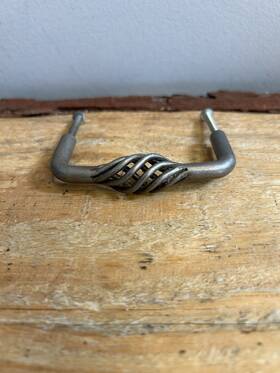 1749-128wn Cosmas Cabinet Hardware Weathered Nickel Birdcage Pulls #1749-128wn Set Of 2