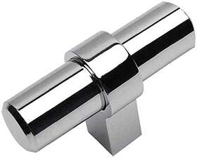 181ch Cosmas 10 Pack Polished Chrome Cabinet Bar Handle Pull Knob - 2-3/8 Inch Long