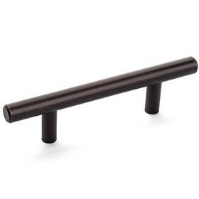 305-3.5orb Cosmas 10pack Oil Rubbed Bronze Cabinet Hardware Euro Style Bar Han