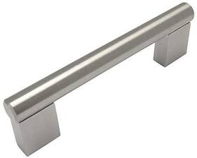 377-030sn Cosmas 10 Pack - Satin Nickel Cabinet Hardware Contemporary Style Bar Hand