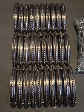 4114wn Cosmas 30 Cabinet Hardware Weathered Nickel Rope Scroll Handle Pulls #4114wn Lot