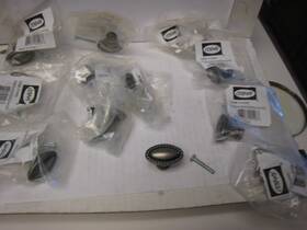 Cosmas 4116wn 10 Pack Cabinet Hardware Weathered Nickel Rope Knobs #4116wn