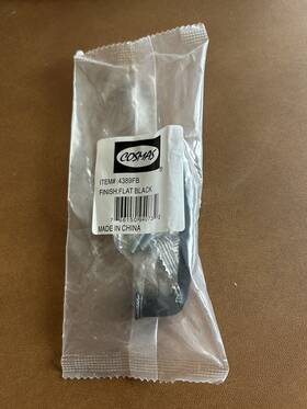 4389fb Cosmas 15 Pack Cabinet Hardware Flat Black Handle Pulls - #4389fb