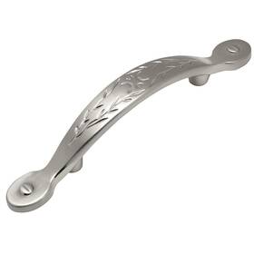 465sn Cosmas 25 Pack - Satin Nickel Leaf Design Cabinet Hardware